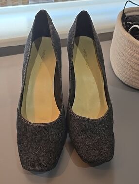 Nine West Denim Wedge Shoes